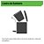 Lixeira Retangular Slim c/ Pedal 5L Inox com Balde Removível - Imagem 4