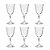 Jogo 6 taças 290ml para vinho tinto de vidro Kleopatra 5231 - Imagem 1