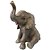 Jogo de Elefantes Realistas Decorativo Resina 2 peças 15cm - Imagem 3