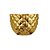Abacaxi Decorativo Em Cerâmica Dourado 13cm - Oxford - Imagem 3