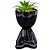 Vaso Decorativo Cerâmica Robert Plant Bob Preto 11 cm - FWB - Imagem 2