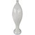 Vaso Decorativo Rivieira Cerâmica Branco 30 cm – Ana Maria - Imagem 1