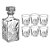 Jogo de Garrafa com 6 Copos Vidro para Whisky – DayHome - Imagem 2