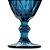 Conjunto de Taças Diamond com 6 Peças em Vidro 240ml Azul - Imagem 2