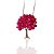 Colar do Ipê Rosa Pink Prata 925 - Imagem 1