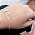 Pulseira de Nossa Senhora das Graças com cruz Prata925 com oxidação na corrente cartier. - Imagem 4