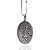 Colar de Bolinha da Medalha Milagrosa de Nossa Senhora das Graças na corrente de  0,45 cm prata 925. - Imagem 3