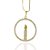 Colar Vela LD circ. 23 toda em  zircônia folheado a ouro 18k - Imagem 2