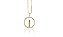 Colar Vela LD circ. 23 toda em  zircônia folheado a ouro 18k - Imagem 4