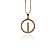 Colar Vela LD circ. 17 toda em  zircônia folheado a ouro 18k - Imagem 2