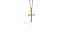 Colar Crucifixo Jesus folheado a ouro 18k - Imagem 2