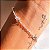 Pulseira pedras Tiffany banhado a prata - Imagem 1