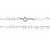 Chocker corrente corações 40cm prata 925 - Imagem 2