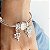 Bracelete rígido pandora banhado a prata - Imagem 3