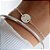 Pulseira medalha letra banhado a prata - Imagem 1