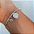 Bracelete my love banhado a prata - Imagem 2