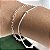 Conjunto de pulseiras basic banhado a prata - Imagem 1