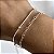 Conjunto de pulseiras basic banhado a prata - Imagem 2