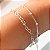 Conjunto de pulseiras basic banhado a prata - Imagem 3