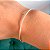 Pulseira fita 2mm banhado a prata - Imagem 3