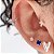 Piercing haste reto mini cruz cravejada em prata 925 - Imagem 2