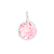 Cordão ponto de luz 45cm mini redondo rosa prata 925 - Imagem 3