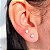 Kit de brincos zircônia rosa banhado a prata - Imagem 1