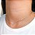 Chocker aro V rígido banhado a prata - Imagem 2
