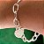 Pulseira elos inspiração tiffany banhado a prata - Imagem 5