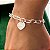 Pulseira elos inspiração tiffany banhado a prata - Imagem 1