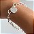 Pulseira elos inspiração tiffany banhado a prata - Imagem 6