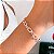Pulseira elos grande banhado a prata - Imagem 1