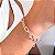 Pulseira elos grande banhado a prata - Imagem 2