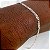 Pulseira masculina Piastrine banhado a prata - Imagem 1
