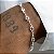 Pulseira pedras cristal pequena banhado a prata - Imagem 3