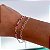 Conjunto de pulseiras love banhado a prata - Imagem 3