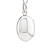 Cordão relicário oval liso 45cm prata 925 [com foto] - Imagem 3