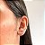Brinco Ear Cuff pedras banhado a prata - Imagem 2
