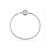 Pulseira de berloque fecho redondo cravejado em Prata 925 - Imagem 5
