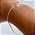 Pulseira Esportes bicicleta cravejada bike elos banhado a prata - Imagem 4