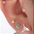 Piercing haste ponto de luz 3mm em prata 925 - Imagem 3