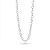 Chocker corrente corações 40cm banhado a prata - Imagem 3