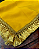 Toalha Amarela com franja dourada - Imagem 1