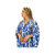 KAFTAN SEDA DUBAI AZUL E BRANCO - Imagem 3