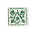 Capa para Almofada Bordada à Mão Suzani - Romãs Verdes - Imagem 1