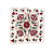 Capa para Almofada Bordada à Mão Suzani - Flores Vermelhas e Verdes - Imagem 1