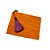 BOLSA CARTEIRA MARROQUINA EM RÁFIA LARANJA COM TASSEL COLORIDO (26X34) - Imagem 4