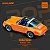**LEIA** Miniatura Pop Race 1:64 Porsche Singer Targa Orange - Imagem 2