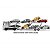 (Caixa Aberta) Miniatura GCD 1:64 Carreta Cegonha Mercedes-Benz Actros Preto - Imagem 3
