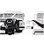 (Caixa Aberta) Miniatura GCD 1:64 Carreta Cegonha Mercedes-Benz Actros Preto - Imagem 5